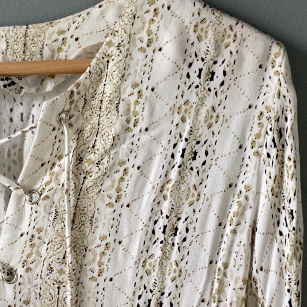 FAITHFULL THE BRAND Roman Mini Dress In Oasis Print Size Small - Picture 4 of 12